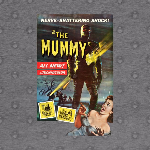 The Mummy 1959 Movie Poster by MovieFunTime